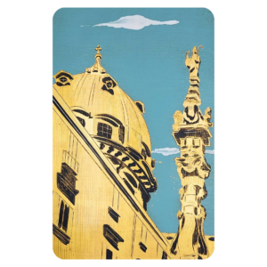 Obelisco di san Gennaro e cupola del Duomo, Napoli