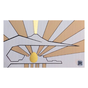 Neapolis raggio rosso, rettangolare